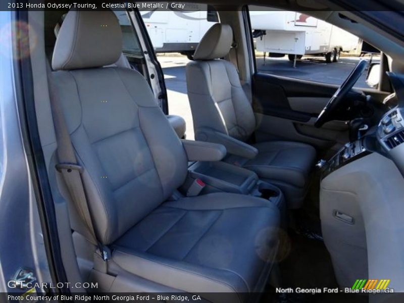 Celestial Blue Metallic / Gray 2013 Honda Odyssey Touring