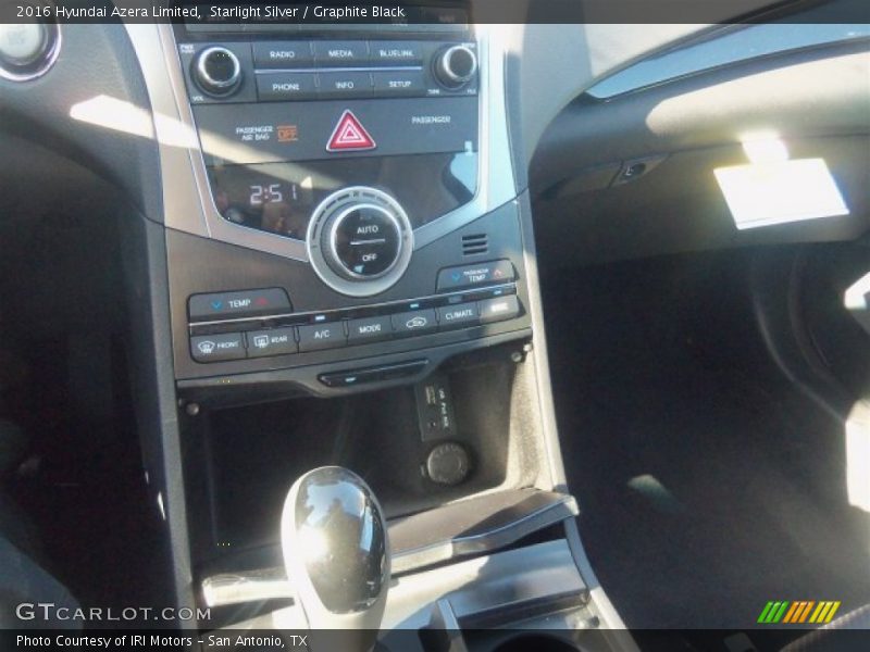 Starlight Silver / Graphite Black 2016 Hyundai Azera Limited