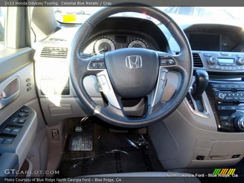 Celestial Blue Metallic / Gray 2013 Honda Odyssey Touring