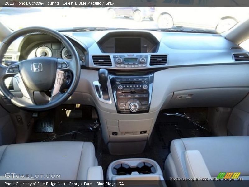 Celestial Blue Metallic / Gray 2013 Honda Odyssey Touring
