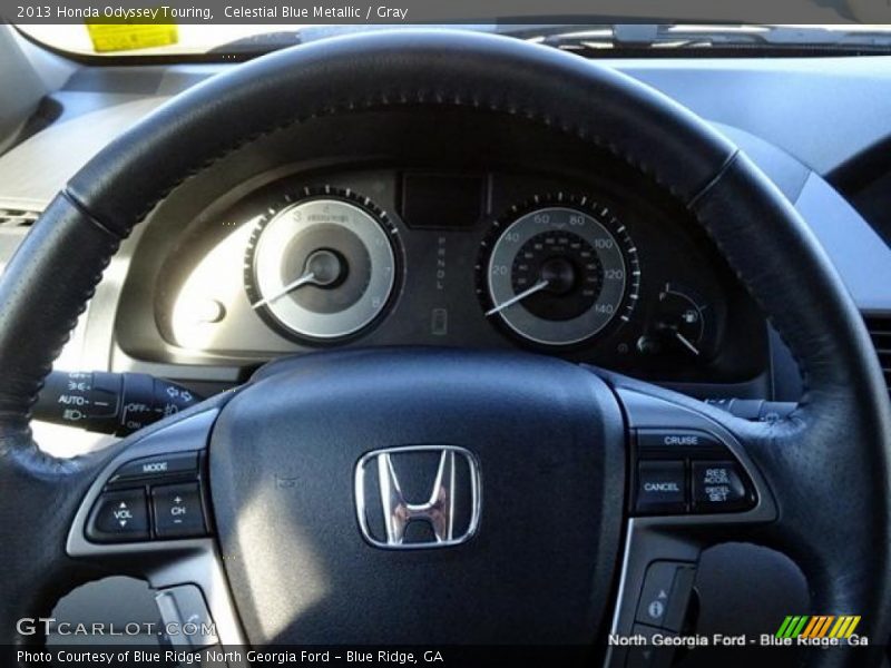 Celestial Blue Metallic / Gray 2013 Honda Odyssey Touring
