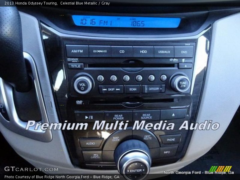 Celestial Blue Metallic / Gray 2013 Honda Odyssey Touring