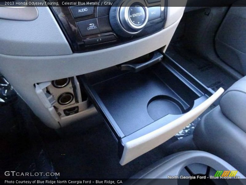 Celestial Blue Metallic / Gray 2013 Honda Odyssey Touring