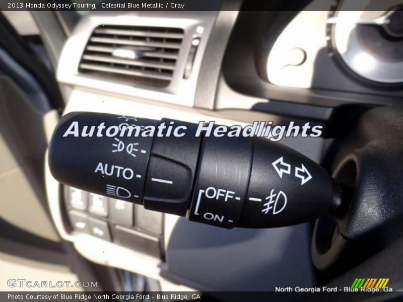 Celestial Blue Metallic / Gray 2013 Honda Odyssey Touring