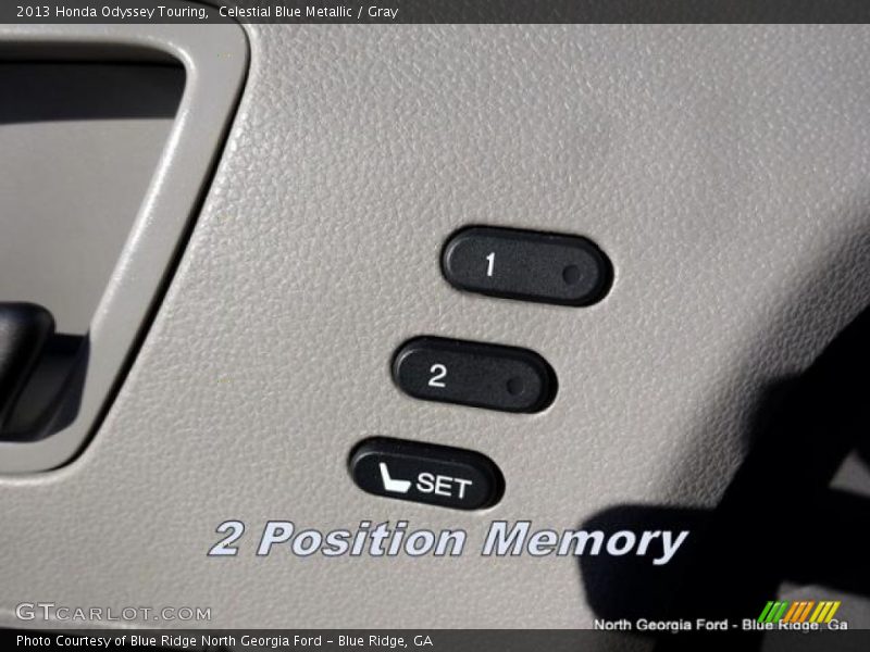 Celestial Blue Metallic / Gray 2013 Honda Odyssey Touring