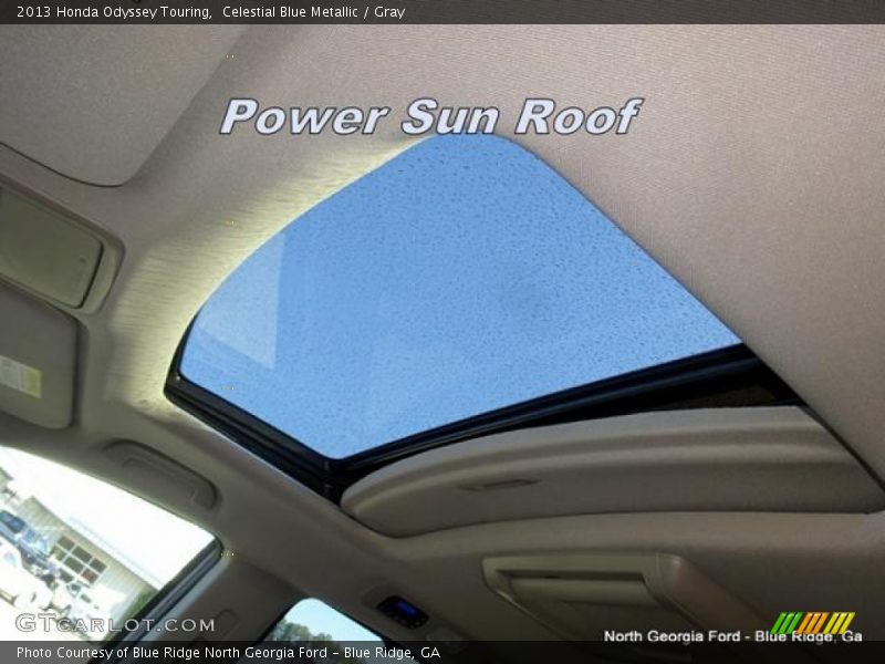 Celestial Blue Metallic / Gray 2013 Honda Odyssey Touring