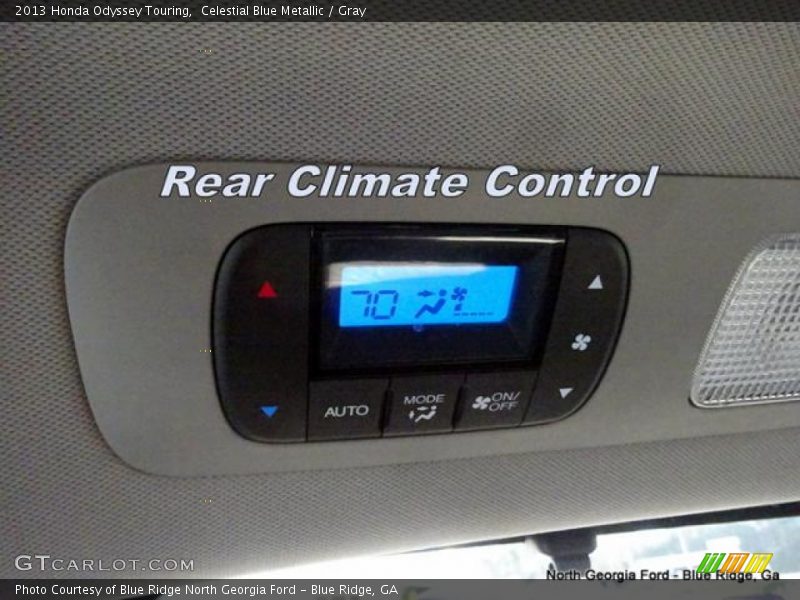 Celestial Blue Metallic / Gray 2013 Honda Odyssey Touring