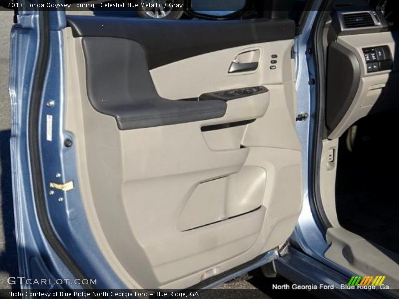 Celestial Blue Metallic / Gray 2013 Honda Odyssey Touring