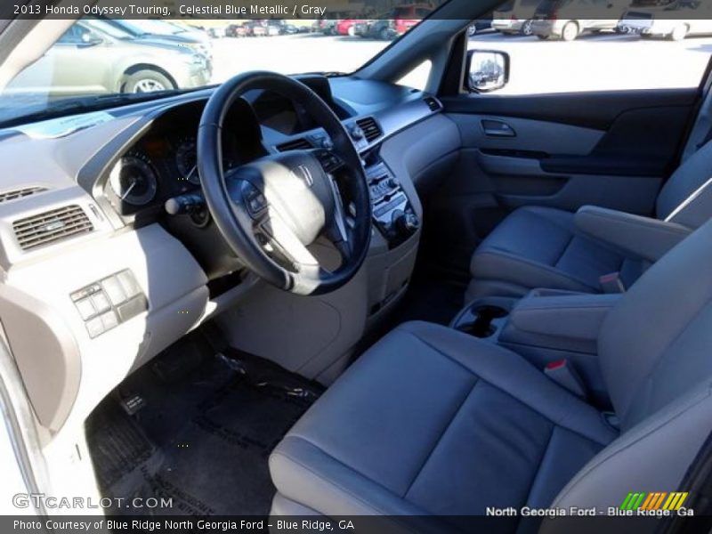 Celestial Blue Metallic / Gray 2013 Honda Odyssey Touring
