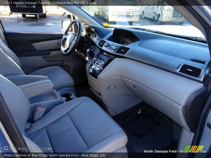 Celestial Blue Metallic / Gray 2013 Honda Odyssey Touring