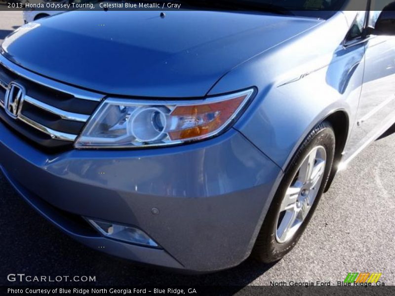 Celestial Blue Metallic / Gray 2013 Honda Odyssey Touring