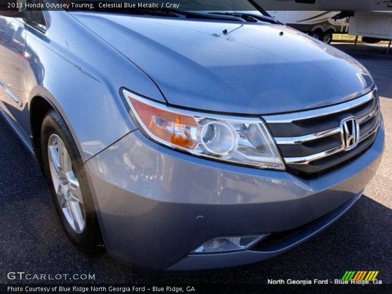 Celestial Blue Metallic / Gray 2013 Honda Odyssey Touring