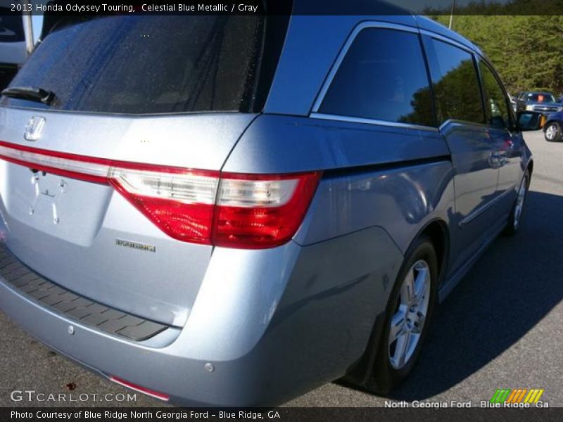 Celestial Blue Metallic / Gray 2013 Honda Odyssey Touring