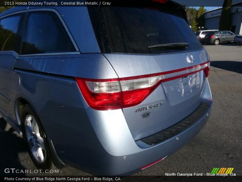 Celestial Blue Metallic / Gray 2013 Honda Odyssey Touring