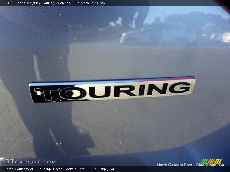 Celestial Blue Metallic / Gray 2013 Honda Odyssey Touring