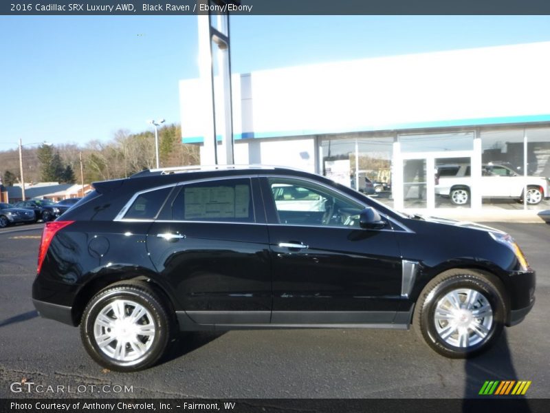 Black Raven / Ebony/Ebony 2016 Cadillac SRX Luxury AWD