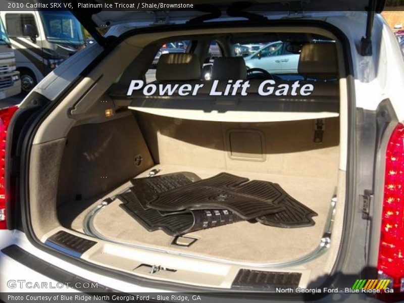 Platinum Ice Tricoat / Shale/Brownstone 2010 Cadillac SRX V6