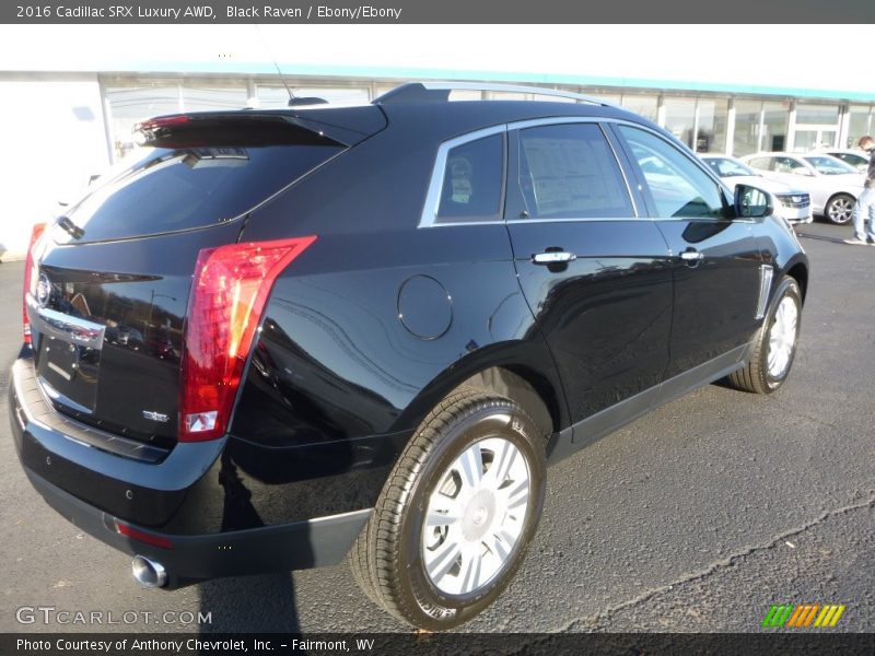 Black Raven / Ebony/Ebony 2016 Cadillac SRX Luxury AWD