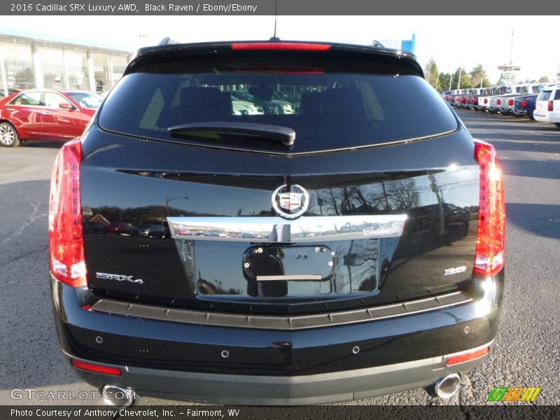 Black Raven / Ebony/Ebony 2016 Cadillac SRX Luxury AWD