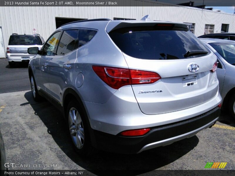 Moonstone Silver / Black 2013 Hyundai Santa Fe Sport 2.0T AWD