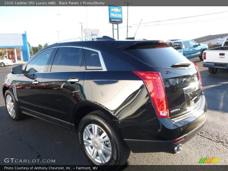 Black Raven / Ebony/Ebony 2016 Cadillac SRX Luxury AWD