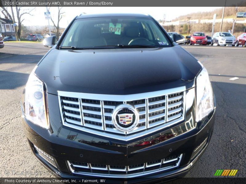 Black Raven / Ebony/Ebony 2016 Cadillac SRX Luxury AWD