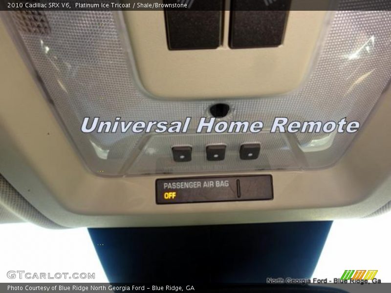 Platinum Ice Tricoat / Shale/Brownstone 2010 Cadillac SRX V6