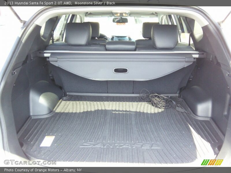 Moonstone Silver / Black 2013 Hyundai Santa Fe Sport 2.0T AWD