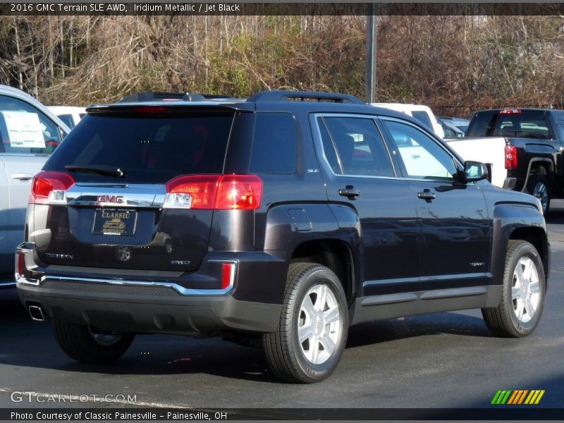 Iridium Metallic / Jet Black 2016 GMC Terrain SLE AWD