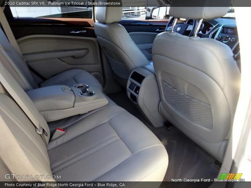 Platinum Ice Tricoat / Shale/Brownstone 2010 Cadillac SRX V6