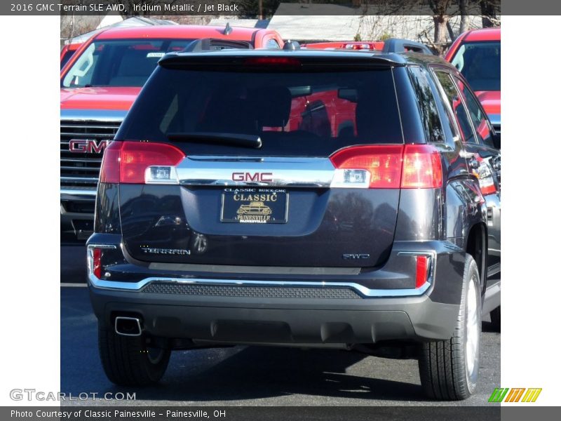 Iridium Metallic / Jet Black 2016 GMC Terrain SLE AWD