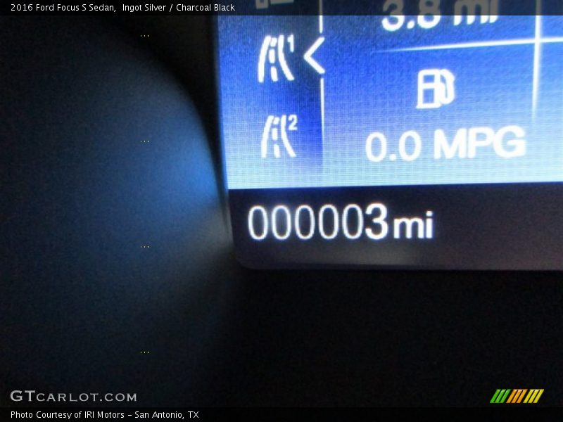 Ingot Silver / Charcoal Black 2016 Ford Focus S Sedan