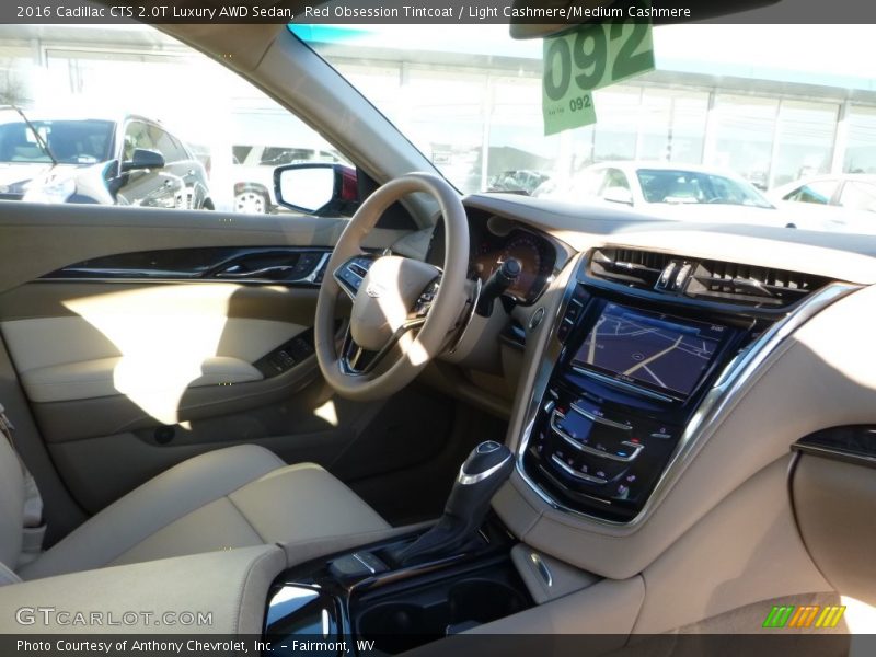 Red Obsession Tintcoat / Light Cashmere/Medium Cashmere 2016 Cadillac CTS 2.0T Luxury AWD Sedan