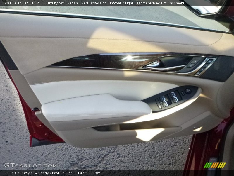 Red Obsession Tintcoat / Light Cashmere/Medium Cashmere 2016 Cadillac CTS 2.0T Luxury AWD Sedan