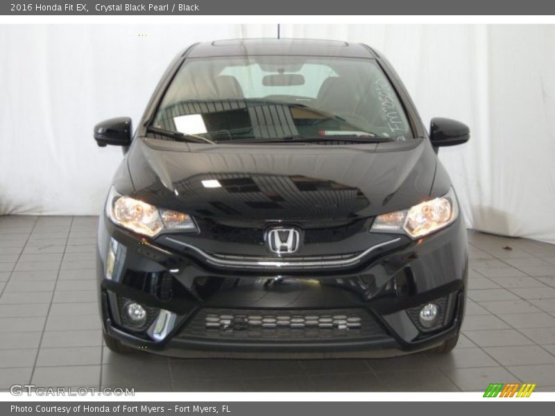 Crystal Black Pearl / Black 2016 Honda Fit EX