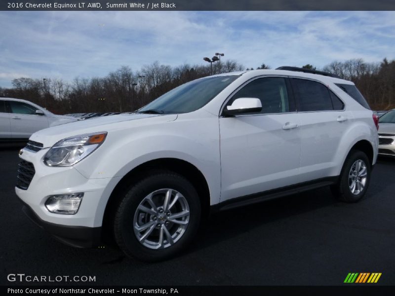 Summit White / Jet Black 2016 Chevrolet Equinox LT AWD