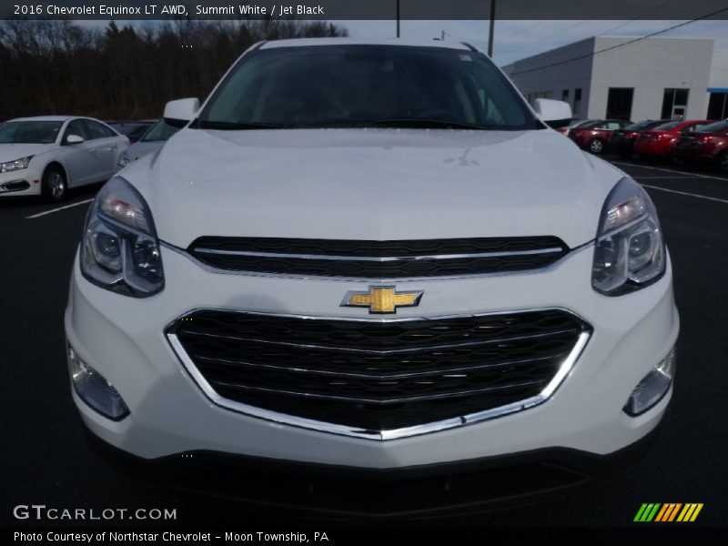 Summit White / Jet Black 2016 Chevrolet Equinox LT AWD