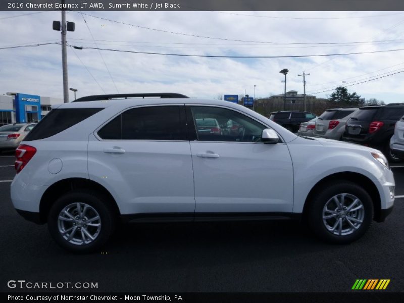 Summit White / Jet Black 2016 Chevrolet Equinox LT AWD