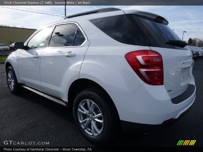 Summit White / Jet Black 2016 Chevrolet Equinox LT AWD