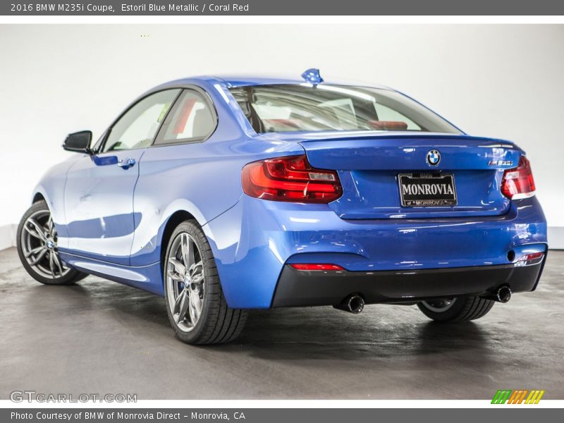 Estoril Blue Metallic / Coral Red 2016 BMW M235i Coupe