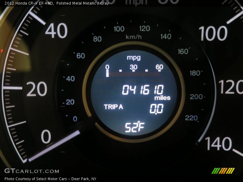 Polished Metal Metallic / Gray 2012 Honda CR-V EX 4WD