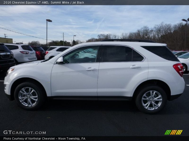 Summit White / Jet Black 2016 Chevrolet Equinox LT AWD