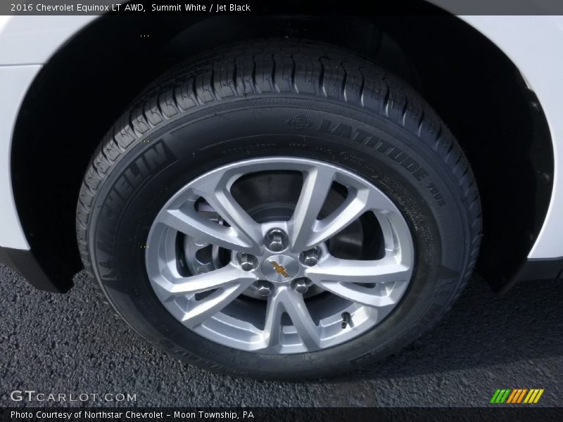 Summit White / Jet Black 2016 Chevrolet Equinox LT AWD