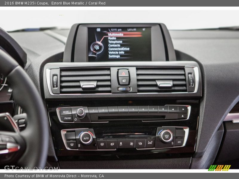 Controls of 2016 M235i Coupe