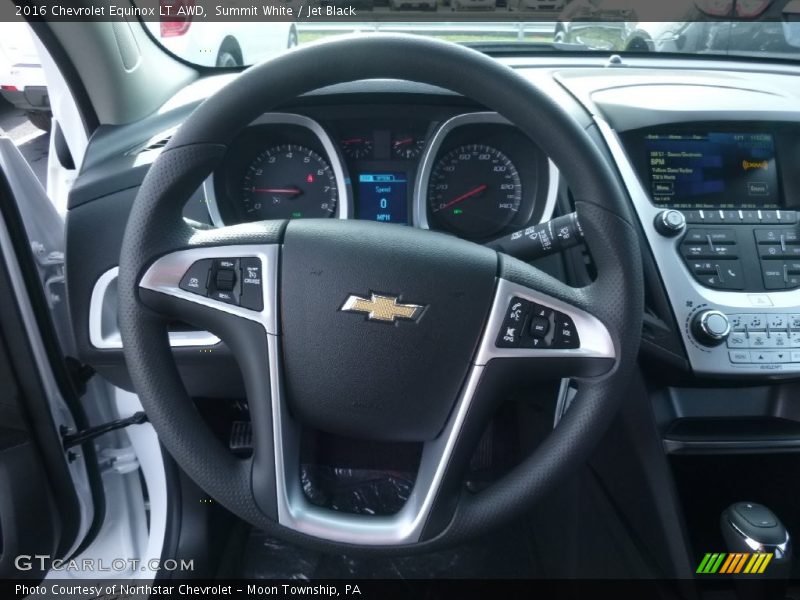 Summit White / Jet Black 2016 Chevrolet Equinox LT AWD