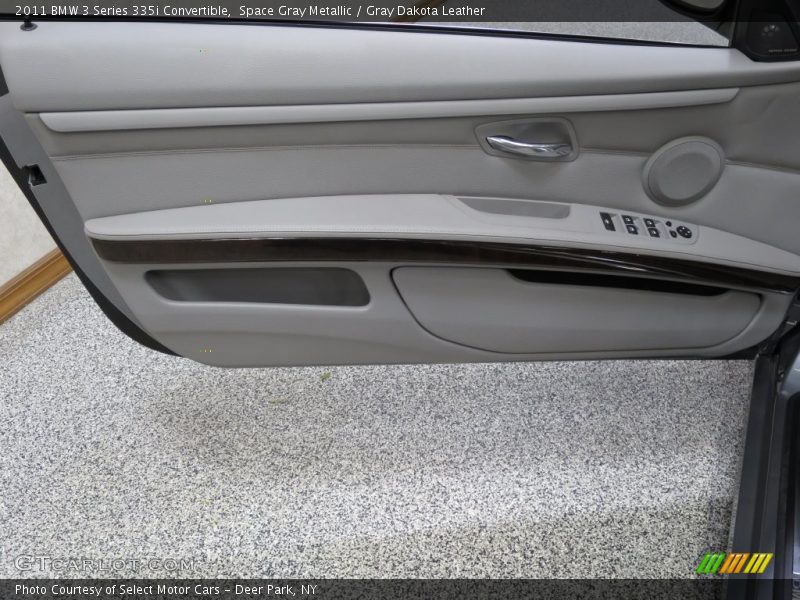 Space Gray Metallic / Gray Dakota Leather 2011 BMW 3 Series 335i Convertible