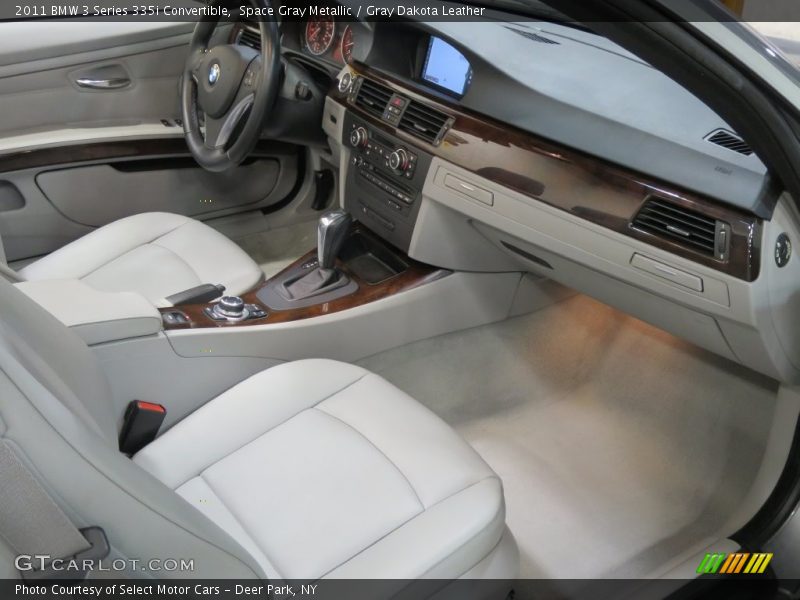 Space Gray Metallic / Gray Dakota Leather 2011 BMW 3 Series 335i Convertible