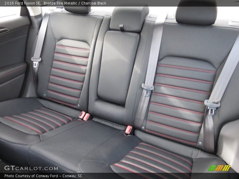 Bronze Fire Metallic / Charcoal Black 2016 Ford Fusion SE