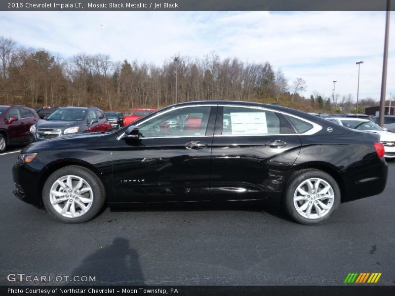 Mosaic Black Metallic / Jet Black 2016 Chevrolet Impala LT