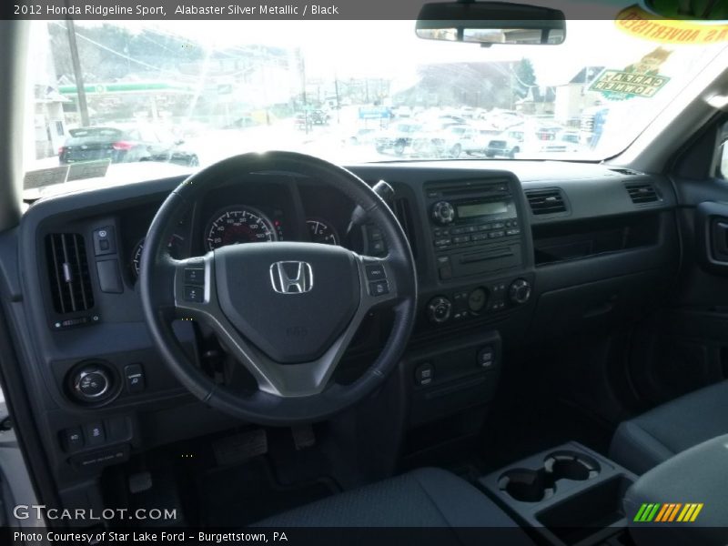 Alabaster Silver Metallic / Black 2012 Honda Ridgeline Sport